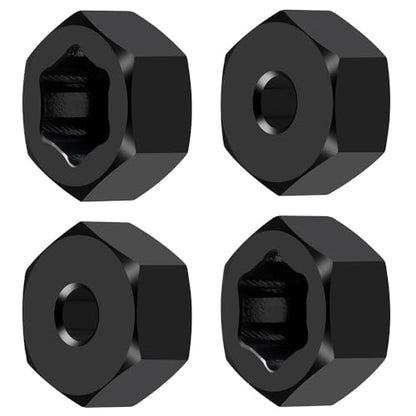 MORLORDY 7mm to 12mm RC Wheel Hex Hubs 4Pcs 6mm Thick Hex Drive Adapters for 1/16 Losi Mini-T 2.0, Mini-B, Mini JRX2, Mini JRXT and All 1/16 RC Car Which Hex is 7MM - color: 6mm