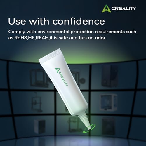 Creality Thermal Paste for 3D Printer Hotend & Nozzle Kit High Thermal Conductivity 250℃ Resistant Thermal Grease for K1/K1C/K1 Max/Ender 3/Ender 3 V3/V3 SE/V3 KE/Ender 5 Heatsink (Pack of 2) - style: Thermal Paste