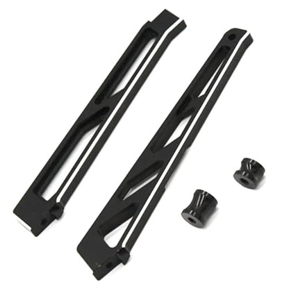 RC Car Parts Compatible with Arrma for Mojave 6S 4WD for BLX 1/7 RC Truck Car Upgrade Parts Metal Front and Rear for Chassis Brace Support with Collar