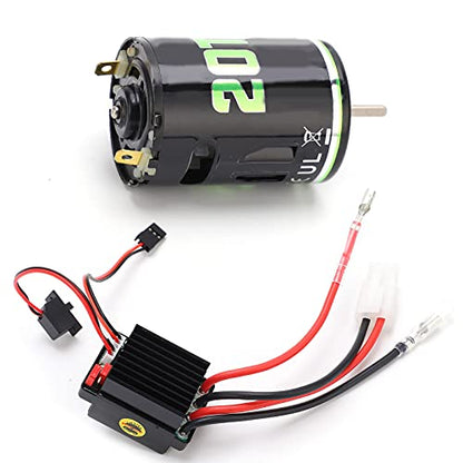 Generic 540 Brushed Motor 320A ESC Combo Set High Low Noise for RC Crawler Drift Cars Durable Long Life (20T) - size: 20T