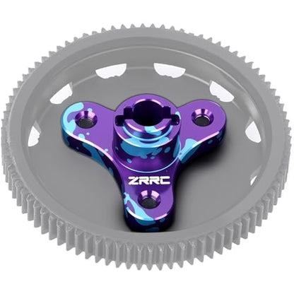 Aluminum RC Slipper Clutch Eliminator Gears for 2WD Traxxas 1/10 Stampede/Slash/Rustler/Bandit VXL XL5 Transmissions Gearbox Case Upgrades (Blue-Purple) - color: Blue-black