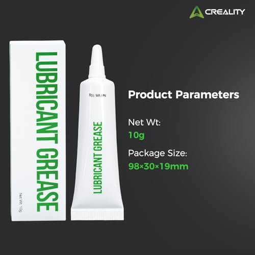 Creality Lubricant Grease for 3D Printer Parts Gear None Toxic Odorless Noise Reduce & Lubricating Oil Lubricant Paste for Ender 3/Ender 5/Ender 3 V3/Ender 3 V3 SE/KE/K1/K1C/K1 Max (Pack of 2) - style: Lubricant