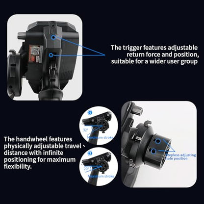 Flysky FS-G11P Transmitter, 2.4GHz 11CH FS-G11P Transmitter with FS-R11P Receiver Combo, IPS Display, Colorful Lighting Control, Ultra-Low Energy Consumption Suitable for ANT Models RC Toys