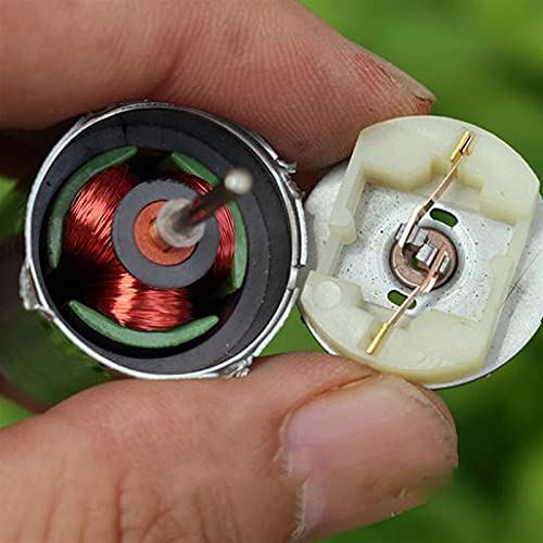 Small Motor, Electric Motor,Motor 370-16328 Micro Motor, DC 6V-12V 3100-6300rpm, Dual Output Shaft DC Motor, Carbon Brush Large Torque Long Life Mini Precision