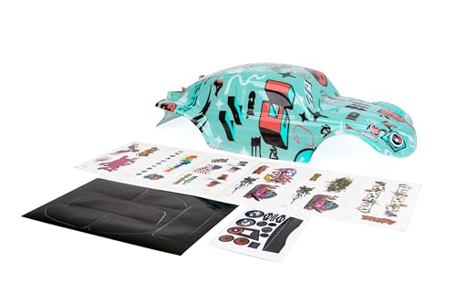 SummitLink Custom Body Compatible for 1/10 1/8 Scale RC Car or Truck (Truck not Included) (Graffiti Blue) - style: Graffiti Blue