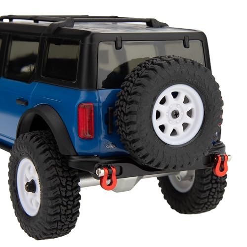 MEUS RACING Front Rear Bumper - CNC Aluminum Bumper for Axial SCX30 C10 Bronco 1/30 RC Crawler Upgrades (For Bronco) - color: For Bronco