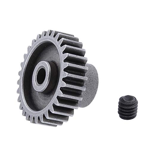 HobbyPark Steel Metal Mod 0.6 Module Pinion Gear Set 3.175mm Motor Gears 17T 21T 26T 29T 11189 11176 11181 11119 for RC Car Redcat HSP Exceed (4-Pack)