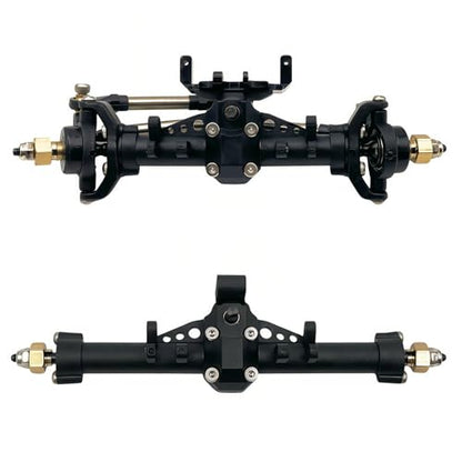 Front & Rear Nylon Portal Axle Assembly Set for SCX24 1/24 RC Crawler