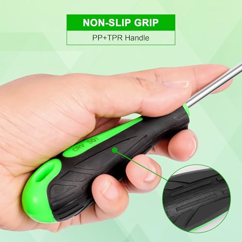 10-Piece Metric Hex Screwdriver Set, Metric(0.9mm-6mm) Hex Allen Wrench Screwdriver Set, Perfect for RC Cars, Quadcopters and Helicopter Car Models