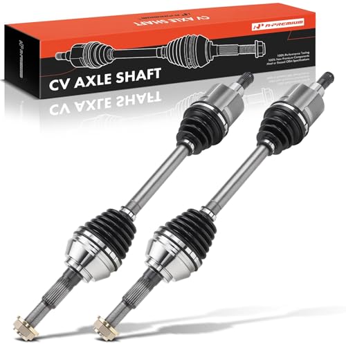 A-Premium Set of 2 Front CV Axle Shaft Assembly | Compatible with Chevrolet Trailblazer 02-09, Trailblazer EXT & GMC Envoy XL XUV & Buick Rainier & Isuzu Ascender & Saab - style: Front Driver and Passenger Side