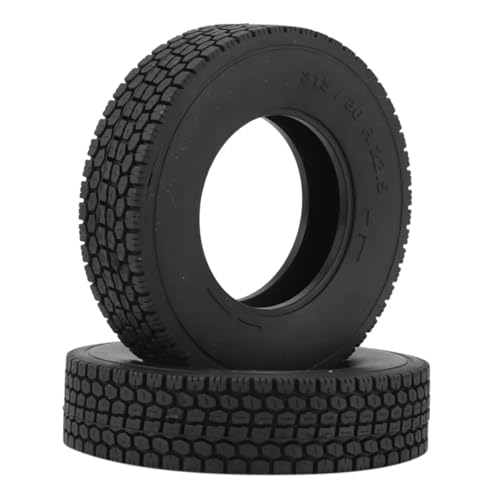 Compatible with Tamiya 1/14 RC Trailer Tractor Truck Upgrade Parts 4Pcs 1.55 Rubber Wheel Tires Tyre RC Assortment