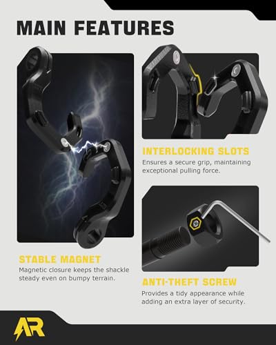 D Ring Shackles, 3/4" Separate Shackles with 7/8" Pin, Heavy Duty Recovery Shackle 57320lbs Break Strength, 4x4 Off-Road Recovery Towing Winch Shackles for Trucks, Black Black 2-Pack | Quick Shackles with 7/8" Pin, Heavy Duty Recovery Shackle, 4x4 Off-Roa