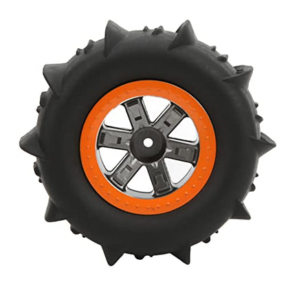 RC Tires, High-Durability Off-Road 1/10 1/12 Scale Rubber Wheels for Beach Driving Desert Racing Outdoor Adventures
