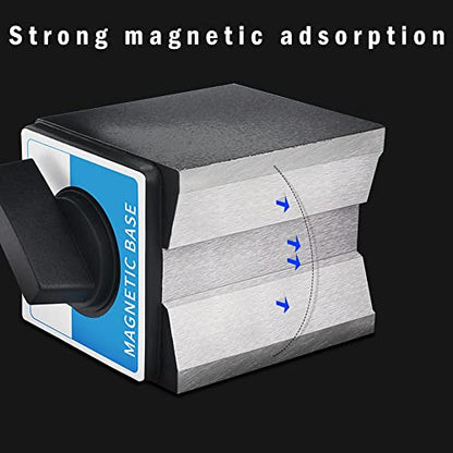 Tools Magnetic Base Stand for Digital Dial Indicator Gauge | 176lbs Max Pull