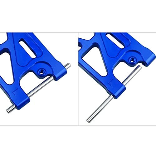 Aluminum Rear Lower Suspension Arms Set for ARRMA Mojave 6S BLX Upgrades 1/7 Scale Desert Truck, Replaces ARA330607 (Blue) - color: Blue
