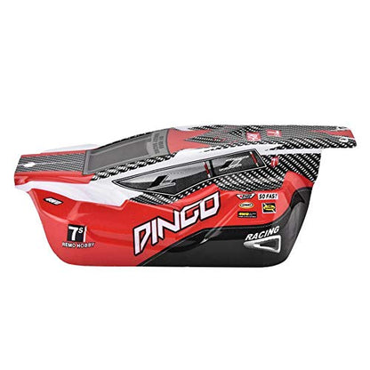 Dilwe RC Truck Body Shell, ABS RC Car 1/16 Scale Off Road Body Shell for REMO RC Upgrade Accessory, Replacement RC Car Body Shell Cover RC Parts RC Accessories(Red)