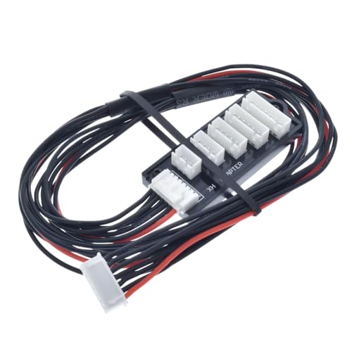 JST-XH 2S - 6S Balance Board with 60cm Extended Length JST-XH Adapter Cable - 60cm 20awg (100 Strand) Wire - Flexible Silicone Insulation - 2.54mm / 0.1" Pin Spacing