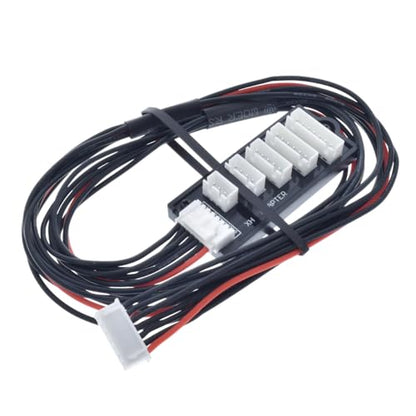 JST-XH 2S - 6S Balance Board with 60cm Extended Length JST-XH Adapter Cable - 60cm 20awg (100 Strand) Wire - Flexible Silicone Insulation - 2.54mm / 0.1" Pin Spacing