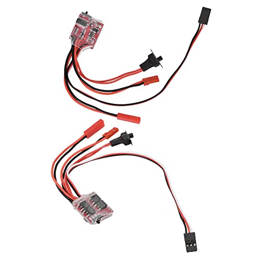 ZJchao 30A Brushed ESC Electronic Speed Controller with Brake for RC Cars - Reliable & High Performance Racing Solution