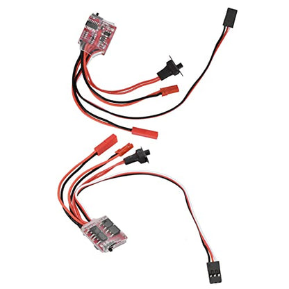 ZJchao 30A Brushed ESC Electronic Speed Controller with Brake for RC Cars - Reliable & High Performance Racing Solution