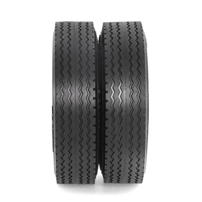 RC Repairs Models For Tamiya For Scania For Volvo For Actros For Man 1/14 Wheel Drive/Bearing Hub Rim Double Wheels Set RC Trailer Tractor Truck Car(2 Front) - size: 2 Front