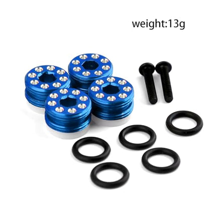 Aluminum Front Steering Knuckles Blocks for ARRMA 6S 1/8 Mojave | TYHPON Infraction FIRETEAM Felony BLX 6S 1/7 4WD, RC Caster Blocks C-Hubs w/Bearings, Hub Carriers Parts AR330187 - color: Blue, size: Front Steering Knuckles(Thin)