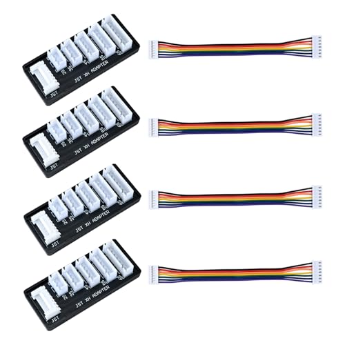 4pcs JST-XH Balance Board for 2S-6S LiPo Battery RC Charging Expansion Adapter for RC Vehicles