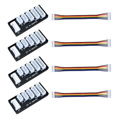 4pcs JST-XH Balance Board for 2S-6S LiPo Battery RC Charging Expansion Adapter for RC Vehicles