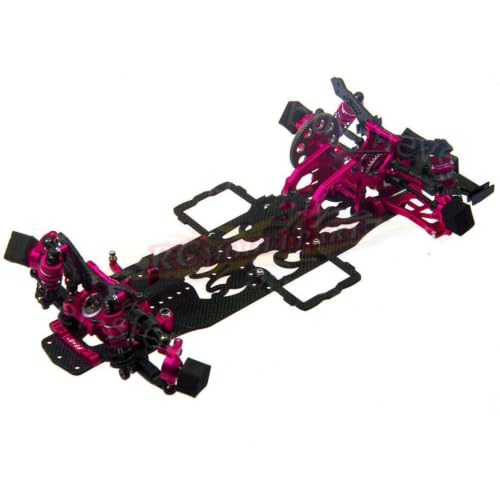 1/10 Alloy & Carbon Chassis Sakura D4 RWD Drift Car Frame Body Kit #KIT-D4RWD