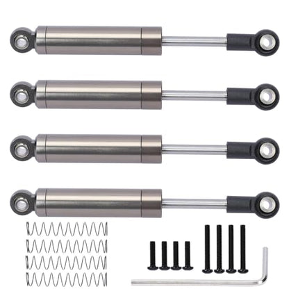 Alloy front rear built in spring shock absorber damper upgrade parts for 1/18 Axial UTB18 Capra trail buggy crawlers,Replace of # AXI213004 AXI213000(Titanium)