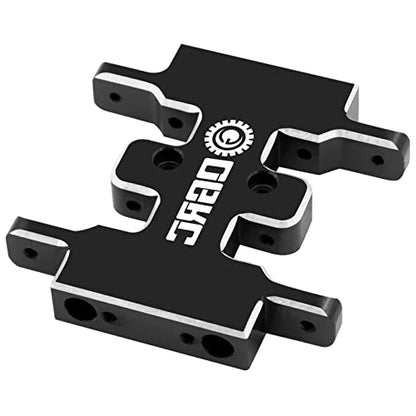 OGRC Aluminum Skid Plate Gearbox Mount Transmission Plate for SCX24 Crawler | SCX24 Transmission Skid Plate, 7.4g Lightweight Gearbox Base, Black - color: Black