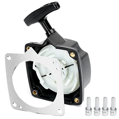 Pull Starter Replacement - 43cc 49cc 52cc 2HP Predator Earth Augers 63022 Pocket Bike Gas Petrol Scooter -Upgraded Wheel Core & Recoil Spring | for Earth Augers 63022 Pocket Bike Gas Petrol Scooter -Upgraded Wheel Core & Recoil Spring