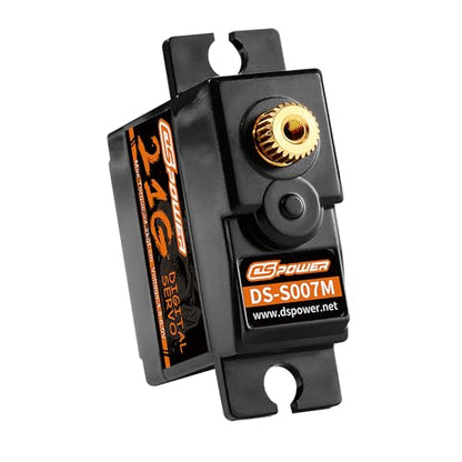 21G Mini Servo Micro Servo with 25T Arm,Digital Servo Full Metal Gear for 1/18 1/16 1/14 RC Crawler Car,Truck, Boat Airplane Robot Upgrade Parts