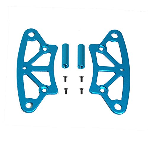 ShareGoo Front Foam Bumper,Aluminum Bumper Rail Upper Plate Compatible with HSP Redcat Racing 1/10 RC Drift Car Lightning EP Drift/EPX Pro/STK Lightning STR