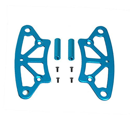 ShareGoo Front Foam Bumper,Aluminum Bumper Rail Upper Plate Compatible with HSP Redcat Racing 1/10 RC Drift Car Lightning EP Drift/EPX Pro/STK Lightning STR