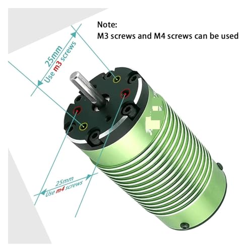 4274 4074 V2 Brushless Motor Sensored 1400/1950/2450KV for 1/8 Rc Car Electric Monster Off Road on Road(4274 KV2600)