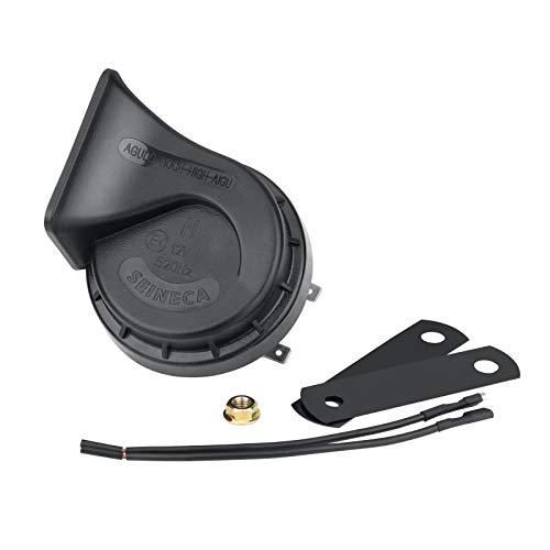 SEINECA Car Horn Loud Waterproof High-Tone 520HZ Universal for Motorcycle Any 12V Vehicle.
