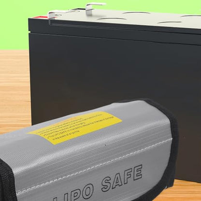 Fireproof Lipo Battery Storage Bag High-Temperature Resistant Reusable Safety Pouch for Rc Drone Batteries and Charging