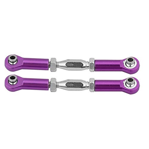 Steering Linkage, RC Steering Rod CNC Machined Servo Link Pull Rod for RC Car Upgrade Parts() Model Car Accessories
