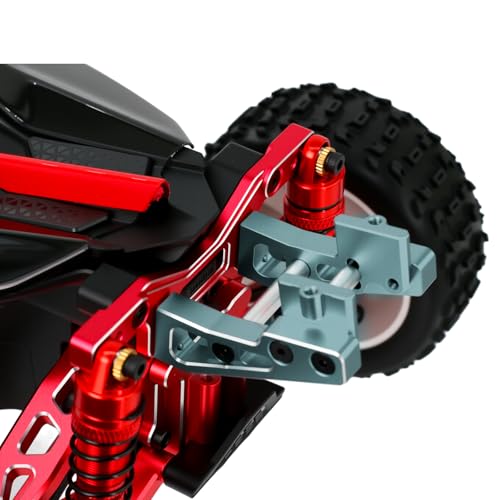 Aluminum Alloy Rear Wing Mount for Arrma 1/14 Typhon GROM Upgrade Parts (Titanium) - color: Titanium