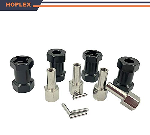 Aluminum 12mm Wheel Hex Hub with 20mm Offset Extension for SCX10 | Hex Drive Adaptor for 1/10 RC Crawler Axial SCX10 SCX10 II D90 Repairing and Upgrading