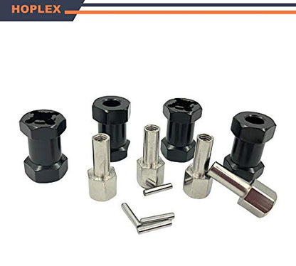 Aluminum 12mm Wheel Hex Hub with 20mm Offset Extension for SCX10 | Hex Drive Adaptor for 1/10 RC Crawler Axial SCX10 SCX10 II D90 Repairing and Upgrading