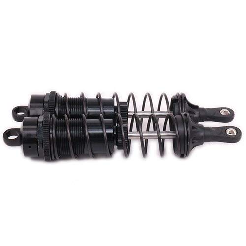 Replacement Part For Oil Adjustable Style 122mm Long Aluminum Shock Absorber Damper For Rc Car 1/8 Buggy Truck Hop-Up Parts - (Color: Black) - color: Black