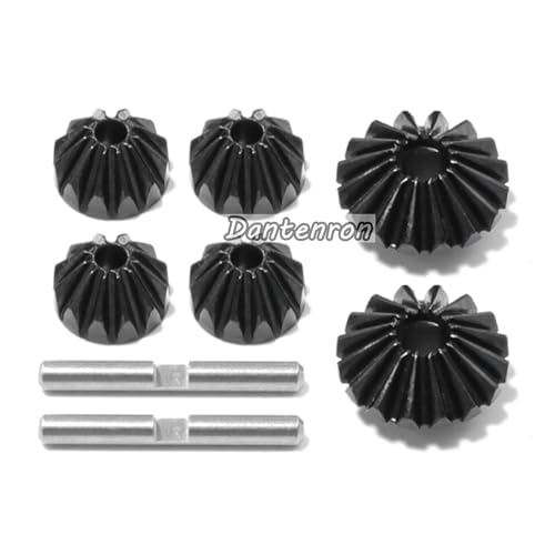 RC Aluminum Differential Shell Cover with Steel Drive Gear Set Upgraded Parts Compatible with Tamiya TT02 TT02B XV02 1/10 On Road Touring Rally Racing Drift Car Upgrade Parts (Blue)