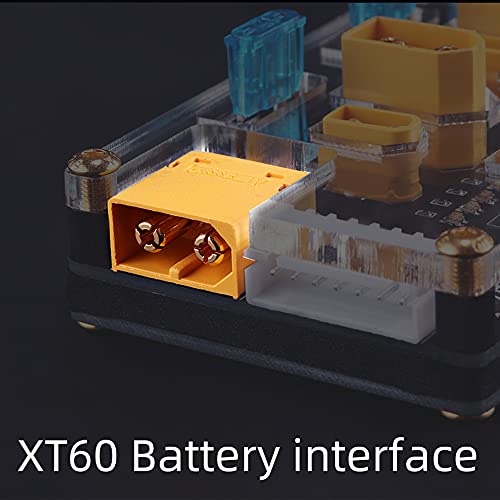 HGLRC 40A 4-Port Lipo Battery Balance Charger, Thor 6S Parallel Charging Board, with XT60/XT30 Plugs, Compatible with ISDT/IMAX/HOTA Chargers for 2-6S FPV Drone Batteries