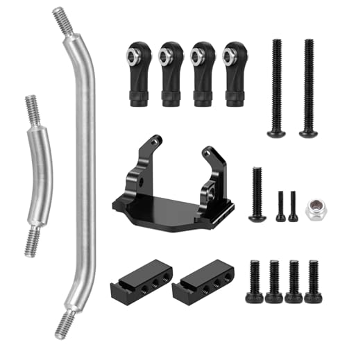 RC Models For TRX4M 1/18 Steering Linkage Rod Ends And Axle Servo Mount Set RC Crawler Car Upgrade Model Accessories Assemble