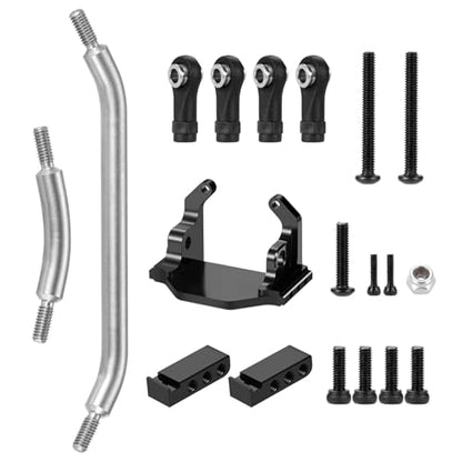 RC Models For TRX4M 1/18 Steering Linkage Rod Ends And Axle Servo Mount Set RC Crawler Car Upgrade Model Accessories Assemble