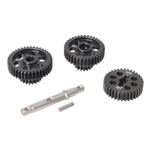 KYX Racing Hard Steel Transmission Gear Set Upgrades Parts Accessories for 1/18 RC Crawler Car Axial UTB18 Capra