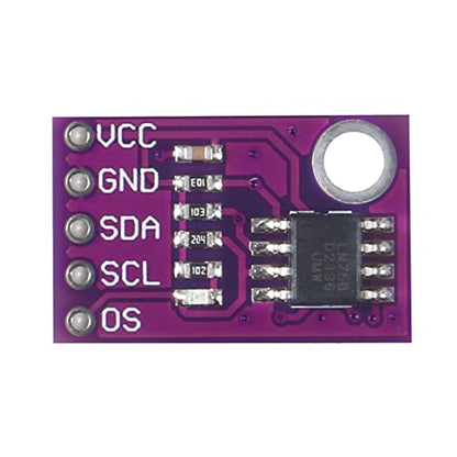 5PCS LM75 LM75A Temperature Sensor High Speed I2C IIC Interface High Precision Development Board Module