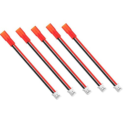 12Pack ShareGoo JST to PH2.0 2Pin Adapter with 3.14" 22AWG Cable Wire Compatible with Blade mCP-X Use E-Flite 120 SR Battery & Axial SCX24 1/24 RC Car Charging
